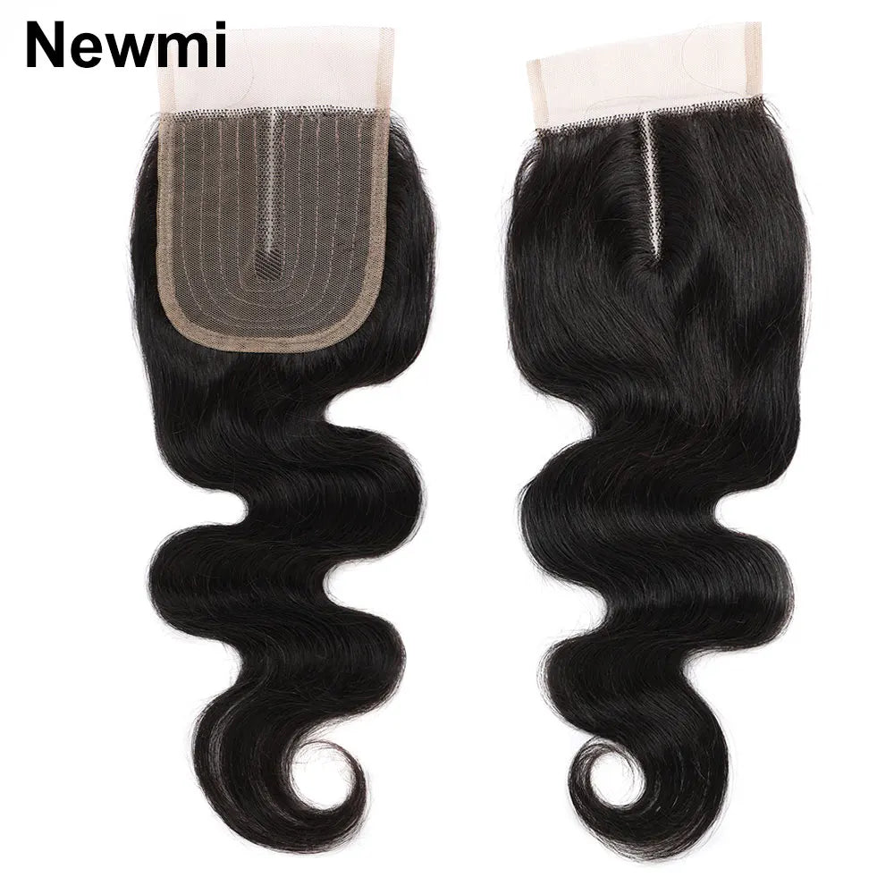 4x4x1 T Lace Body Wave Closure Human Hair  Middle Part Body Wave Human Hair Closure for Women  Preplucked Cheap Hairpieces