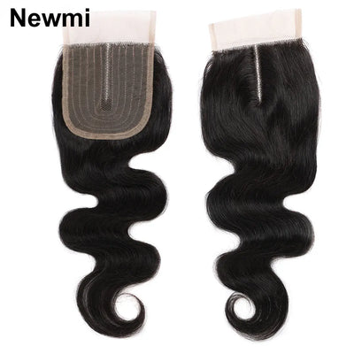 4x4x1 T Lace Body Wave Closure Human Hair  Middle Part Body Wave Human Hair Closure for Women  Preplucked Cheap Hairpieces