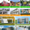 Prefabricated Prefab Mobile Tiny Home Light Steel Roof 2 3 4 5 Bedroom 20ft 40ft Folding Expandable Container House Terrace