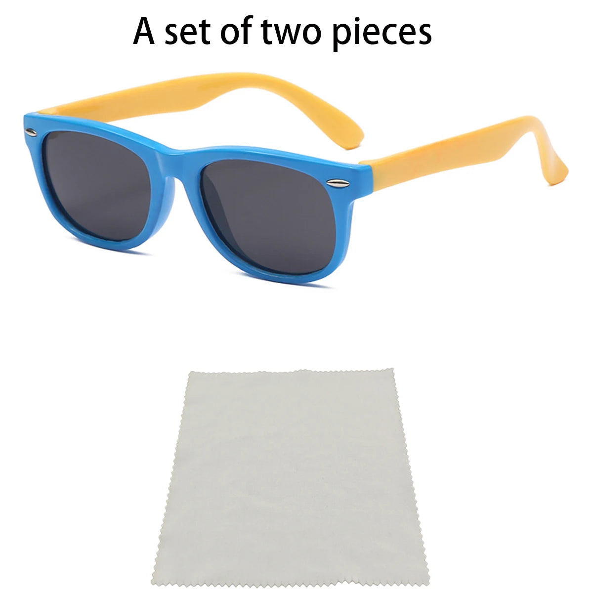 2024 Fashion Brand Children's Color Sunglasses Anti UV Baby Sunshade Anti Blue Light Glasses Girl and Boy Sunglasses UV400