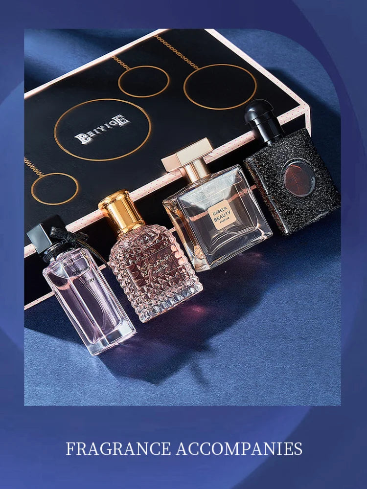 Original Women Perfume Gift Box Perfumes Set 4PCS*25ML Long Lasting Fresh Fragrance Eau De Toilette Gift For Women Men Pheromone