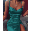 Sexy Spaghetti Strap Backless Summer Dress Women Elegant Sleeveless Mini Dress Red Bodycon Party Dresses 2022