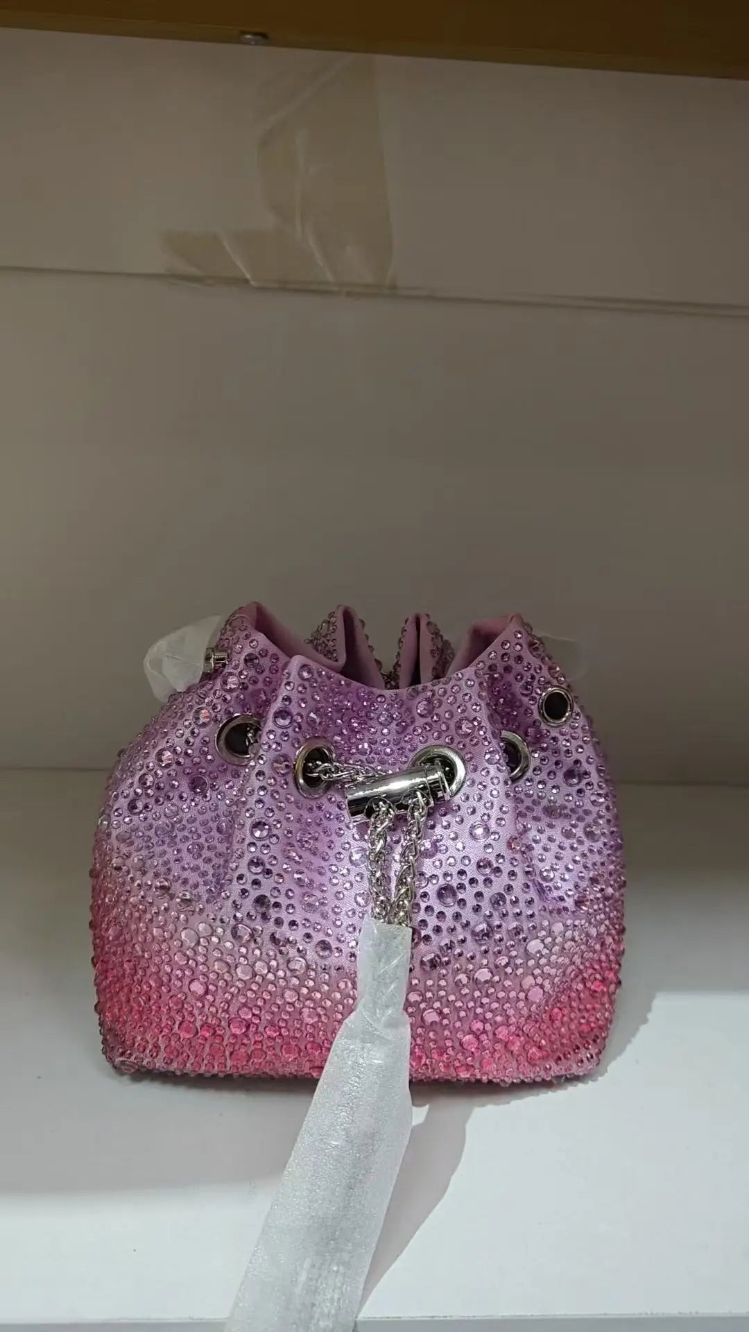 Wedding Party Clutch Purse Glitter Shiny Diamond Banquet Bag Women's Handbag Luxury Fashion Evening Bag Shoulder Chain Bag