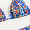 Bikini Women Swimsuit 2025 New Print Halter Bikinis Set Sexy Thong Swimwear Summer Two Piece Backless Beach Bathing Suit Female
