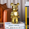20/28/35cm Aesthetic Bear Figure Stautes Ceramics Violent Bear Figurines Sculptures Decor Luxury Room Decorations Home Ornament