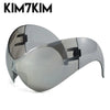 Y2k Oversized Sports Sunglasses Women 2000's Wrap Around Shield Goggle Men 2024 Luxury Brand Trends Punk Sun Glasses Male Oculos