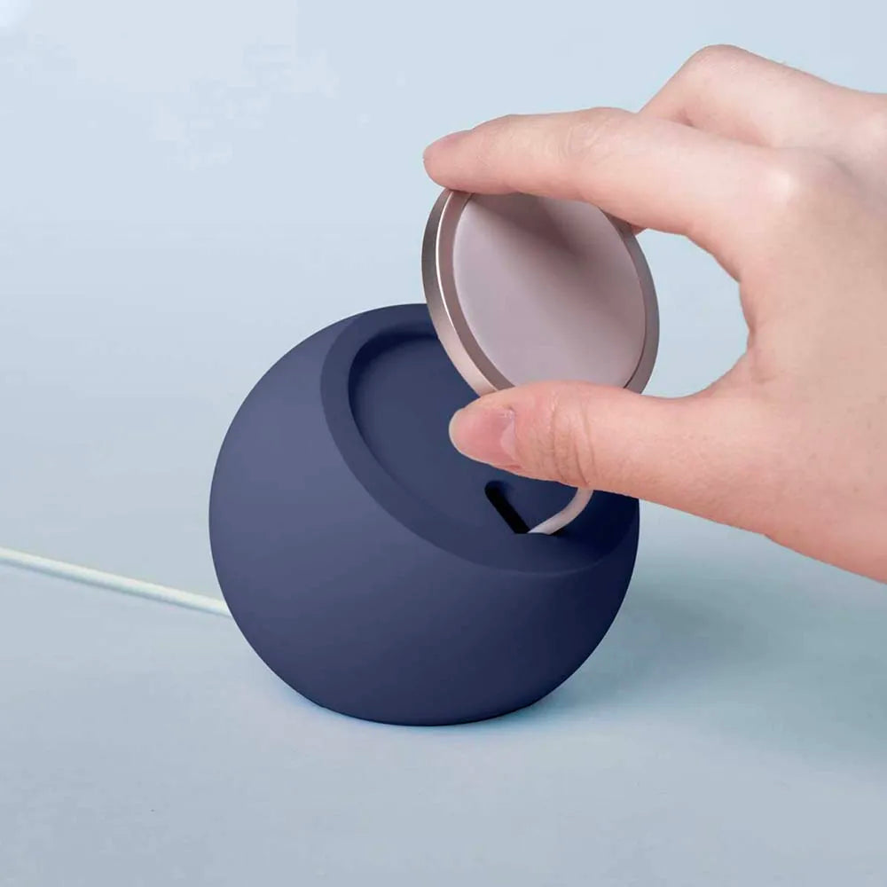 Ball Shape Magnetic Silicone Charging Desk Holder Stand for Magsafe IPhone 13 14 Pro Macsafe Charger Dock Station Accessories