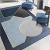 Carpet Modern Gray Minimalist Geometric Abstract Style Floor Mat Bedroom Bedside Rug Home Living Room Sofa Blanket Decoration