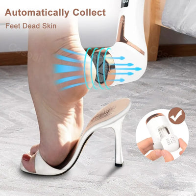 Pedicure Tools Professional Electric Foot Dead Skin Remover Feet Scrubber Callus Remover for Feet File Exfoliating Heels Grinder