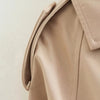 2024 Belt Cropped Trench Spring Jacket Women Vintage Streetwear Double Breasted Long Sleeve Top Female Coat Outfits