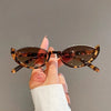 Half Frame Cat-eye Sunglasses Fashion Style Colored Women's Sunglasses Uv400 Fashion Shades Eyewear Summer Anti UV Sunglasses