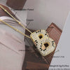 MHS.SUN New Leopard Bubble Letter Necklace Gold Plated Chunky Bubble Zircon 26 Initial Pendant Necklace Women Fashion Jewelry