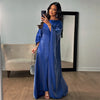 Batwing Butterfly Sleeve Satin Khimar Abaya Dubai Muslim Maxi Dress Kaftan Abayas For Women Kebaya Caftan Robe Femme Vestidos