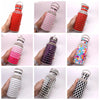 Bling Rhinestone Insulated Thermos Water Bottle with Chain Stainless Steel Vacuum Insulated Bottle Flask Portable Tumbler