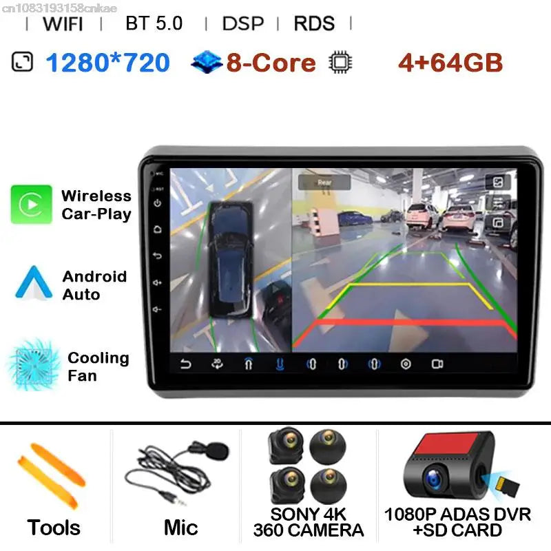Car Radio Android 14 For Dodge Dart 2012 - 2016 GPS Carplay Multimedia Player DSP BT 2din Head Unit Audio Navigation Stereo Auto