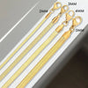 eManco Stainless Steel Adjustable Classic Snake Chain Bracelet Women's Gold Plated Jewelry Wholesale