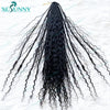 Crochet Braids Human Hair Pre Loop Boho Box Braid Crochet Human Hair Bundles Pre-looped With Curly Ends 100 Strands Color 30 27