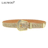 belt Diamond Rhinestone Belts Fashion Luxury Crystal Studded Pin Buckle Belt Belts for Women Jeans Decoration Beautiful