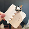 Luxury Jewelry Camellia Pearl Women Hair Clips Hair accessories for women