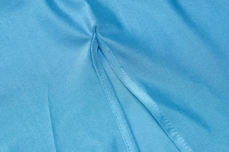 Hugcitar Pure Color O Neck Short Sleeve Slit Sexy Bodycon Slim Maxi Prom Dress 2024 Summer Women Elegant Party Festival Clothes
