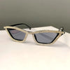 KLASSNUM Luxury Cat Eye Sunglasses Women Men Fashion Diamond Triangle Brand Designer Glitter Sun Glasses UV400 Shades Eyeglasses