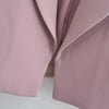 Autumn Notched Collar Open Stitching Blazer Vintage Women Full Sleeve High Waist Short Suit Cool Girl Coat Outwear