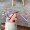 Retro Fashion Anti-blue Light Glasses Men Women Transparent Computer Glasses Frame Eyeglass Frame Flat Glasses Square Eyeglasse