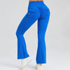Women Flare Pocket Leggings High Waist Sport Yoga Pants Quick Dry Breathable Leggings Outfit Fitness Gym Clothes Sportwear Pant