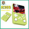 Green R36S Retro Handheld Video Game Console Linux System 3.5Inch IPS Screen R35s Pro Portable Pocket Video Player 64G 128G 256G