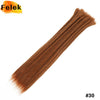 Synthetic Cheap Dreadlocks Hair Extensions For Women 18 Inch Full Hand-made Permanent Dread Loc Extension For Men 5 10 Strands