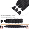 Synthetic Bulk hair for Braiding Wet and Wavy Micro Braiding No Weft Faux Deep Wave Braiding Hair Extensions for Box Boho Braids
