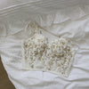 Three-dimensional embroidered bra sexy lace fish bone corset widened breasted with steel ring 2/1 half cup bralette underwear