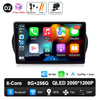 Android 14 For Fiat Fiorino Qubo Citroen Nemo Peugeot Bipper 2008 - 2017 Carplay Auto QLED Screen 4G Car Radio Multimedia Player
