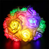Rose LED Flower String Lights Garland Fairy Lights Romantic Lamp 3M 20LEDs For Wedding Valentines Day Christmas Party Decoration