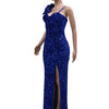 New Sexy Slit Leg Padded Long Cocktail Prom Dress Women‘s Luxury Sequin Strap Evening Party Wedding Gown Birthday Night Vestidos