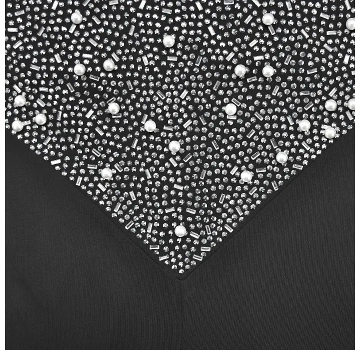 Elegant Women Jumpsuit Streetwear 2024 Spring Fashion Versatile Casual Solid Color Hot Diamond Long Sleeve Jump Suits for Female