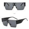 New 2024 Luxury Designer Square Sunglasses Women Fashion Trendy Punk Sun Glasses Ladies Gradient Shades Eyewear Oculos UV400