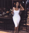 Summer Sexy Tank Top Dress European and American Plus Size Women's Sleeveless midi Dress
