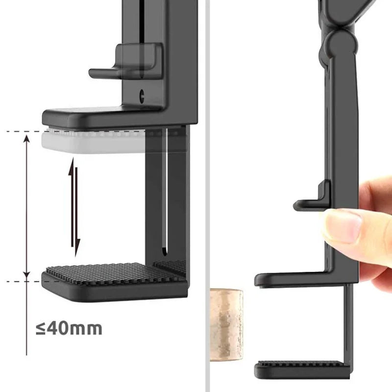 Airplane Phone Holder Stand Cell Mobile Portable Travel Mount Desk Flight Foldable Rotatable Selfie Holding Train Seat Support