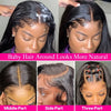 250 Density 360 Full Lace Wigs 100% Human Hair Glueless Pre Plucked Brazilian Straight 13x6 Hd Lace Frontal Wig For Women
