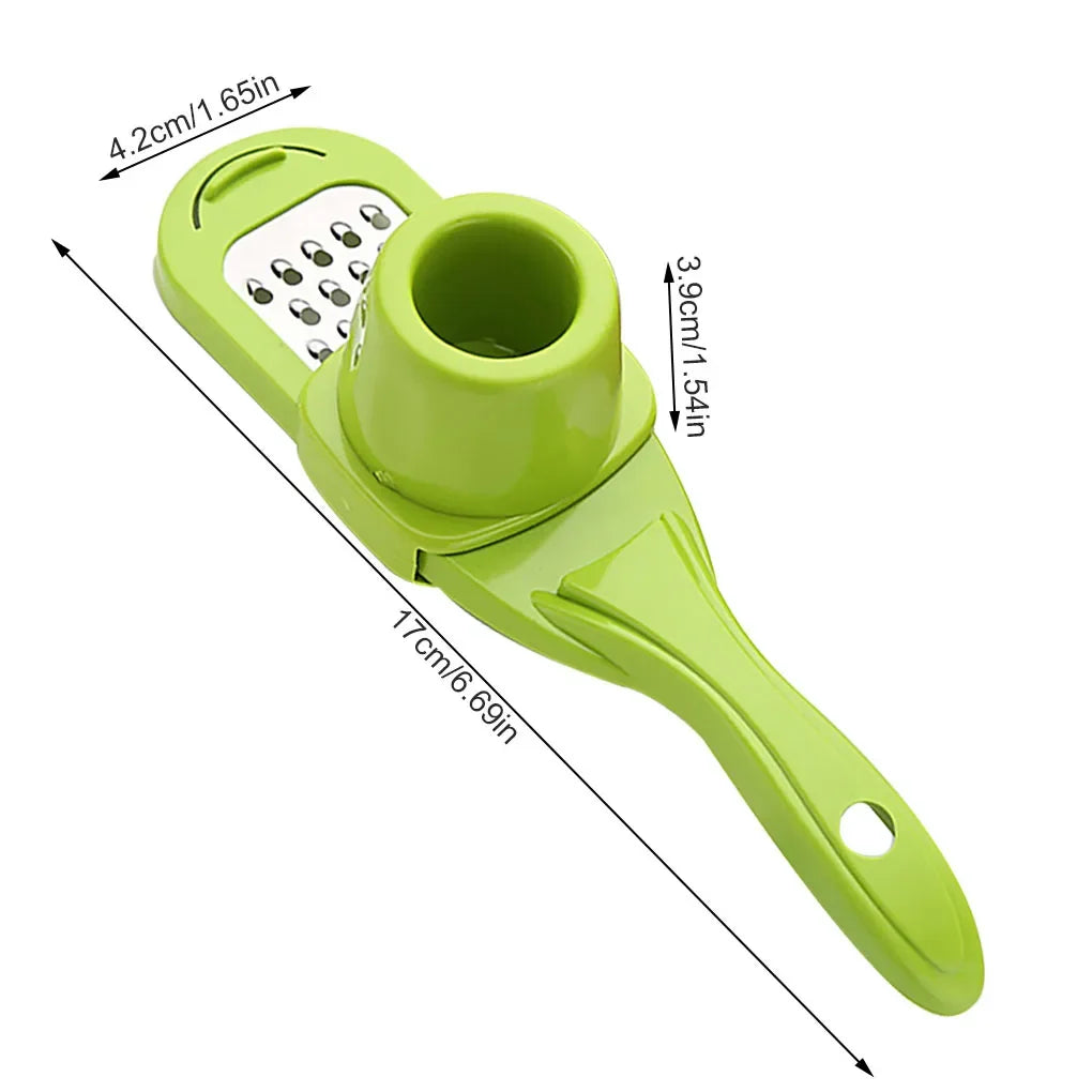 1-Piece Multifunctional Manual Garlic Crusher Ginger Garlic Grater Garlic Cutter Peeler Kitchen Tool with Excellent Functionalit