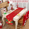 Christmas Table Runner Merry Christmas Decoration for Home Table 2024 Xmas Ornament Navidad Notal Noel Happy New Year Gifts 2025
