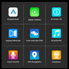 11.26 Inch 4K DVR Wireless CarPlay & Android Auto Dash Cam Bluetooth Audio GPS Navigation Dashboard Dual Lens Video Recorder