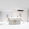 Luxury Designer Bags with High Quality Alligator Printing Leather and Delicate Metal Design Women's Portable Shoulder Bag