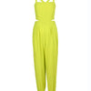 New Summer Fashion Printed Sleeveless Jumpsuit Sexy Hollow Backless Lace Up Long Jumpsuits Elegant Casual Jumpsuit With Pocket