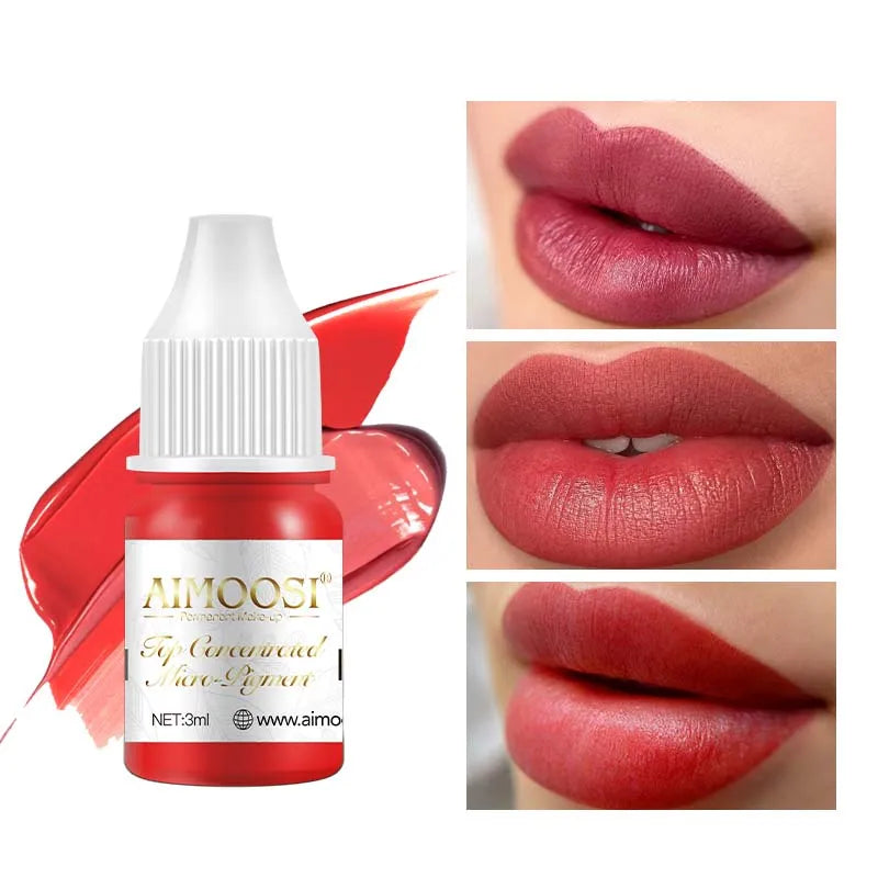 New Top Tattoo Microblading Paint Ink 3ml Pigment For Semi Permanent Body Art Eyebrows Eyeliner Lips Tint Makeup Supplies