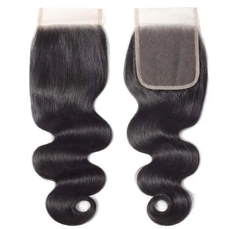 Peruvian Hair 4x4 Lace Closure Pre plucked  Straight Hair 13x4 HD Transparent Lace Frontal 100% Human Hair Natural Hair Line