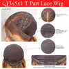 SIMMEL Ombre 4x4 Lace Closure Wig Highlight Colored Human Hair Wigs Highlight Brown Bob Wigs Straight Remy Hair 180 Density