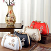 2025 New Women Handmade Flowers Clutch Handbags Wedding Evening Wallets Party Dinner Purse For Ladies 4 Colors
