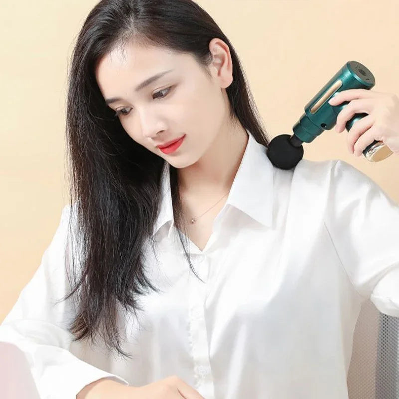 Mini Fascia Gun Wireless Massage Gun Muscle Relaxation Massage Equipment Neck Membrane Rob Cervical Spine Massage Instrument
